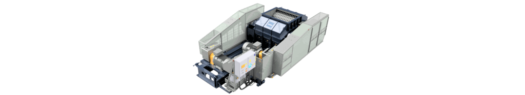 For the industrial beneficiation of raw materials, energy-efficient roll crushers, with high throughput rates, are becoming increasingly important from an economic and ecological point of view.