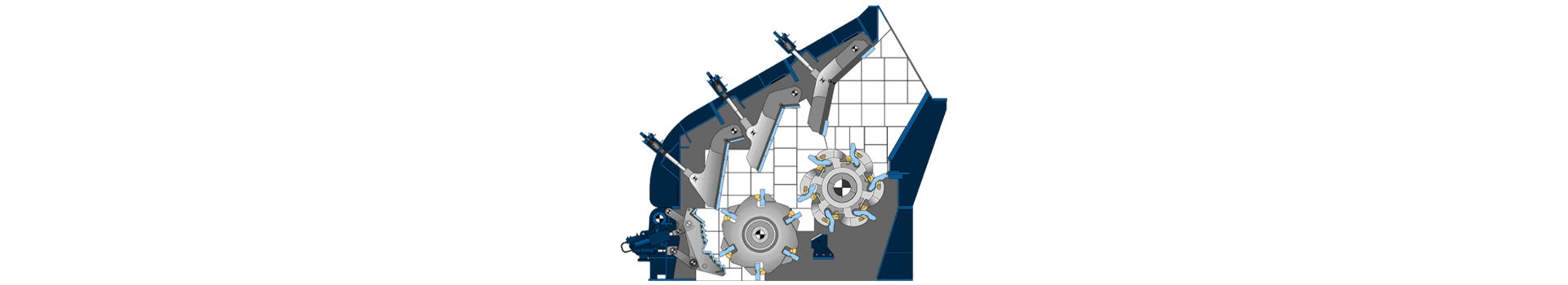 Der Compound Brecher HPC ist einzigartig in seiner Fähigkeit, Rohmaterial in nur einem Durchgang zu zwei unterschiedlichen Produktgrößen zu verarbeiten. Diese innovative Lösung bietet eine unvergleichliche Effizienz für die Zementindustrie und minimiert gleichzeitig den Energieverbrauch.