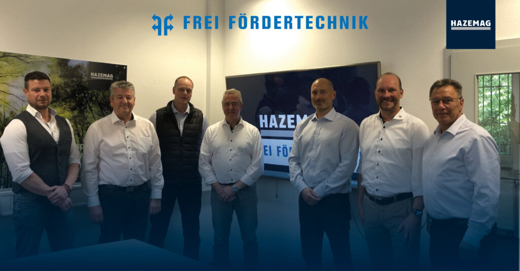 Gruppenfoto Frei Fördertechnik & HAZEMAG