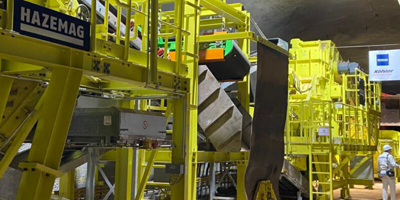 HAZEMAG delivers an underground crusher and screening plant. Learn how modern mineral processing and plant engineering ensure reliable operation under extreme conditions.