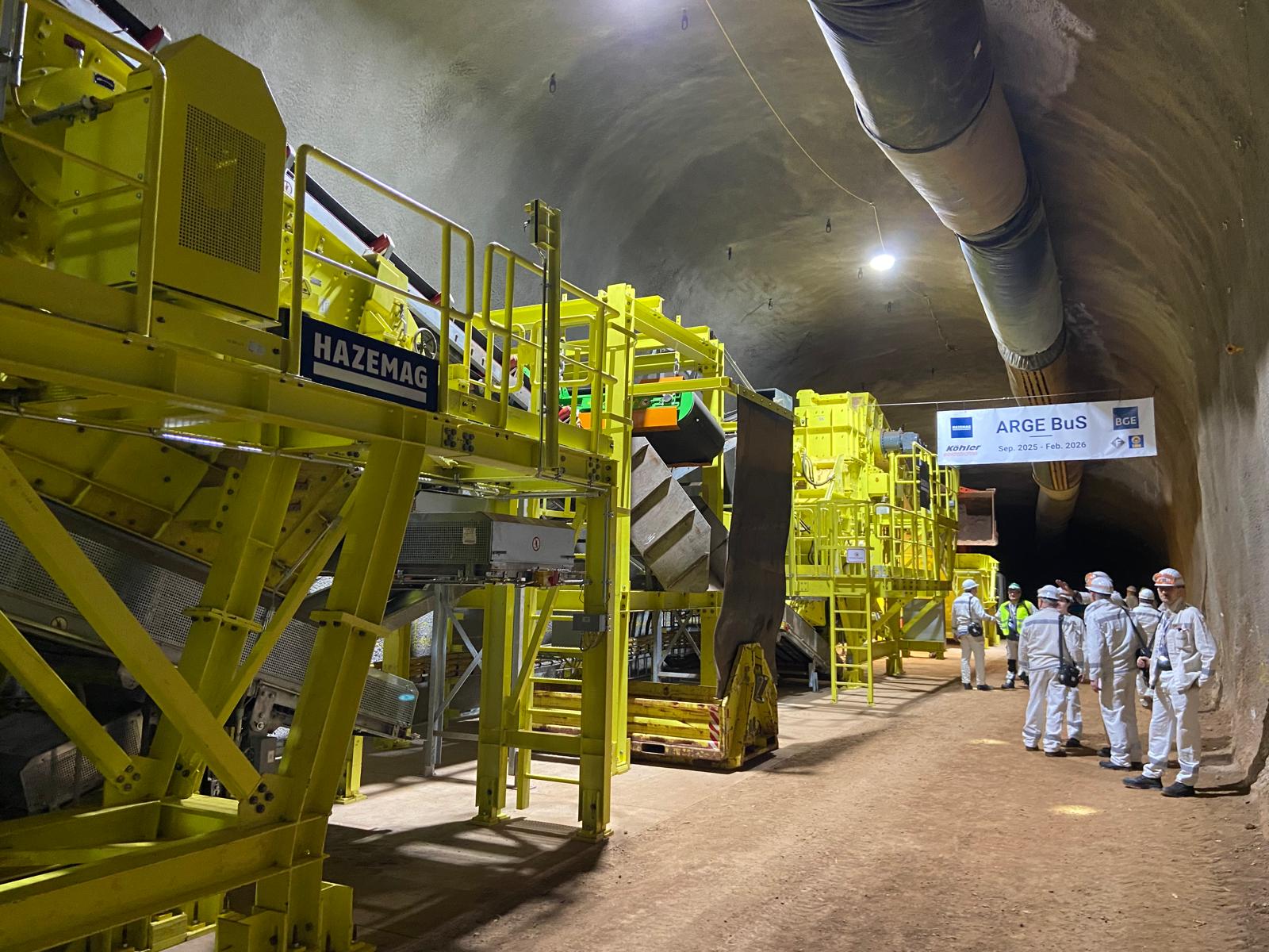 HAZEMAG delivers an underground crusher and screening plant. Learn how modern mineral processing and plant engineering ensure reliable operation under extreme conditions.