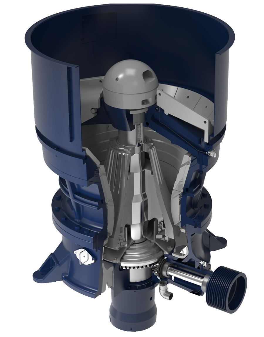 Correct crushing mantle selection in the HAZEMAG Cone Crusher HCC F-Series