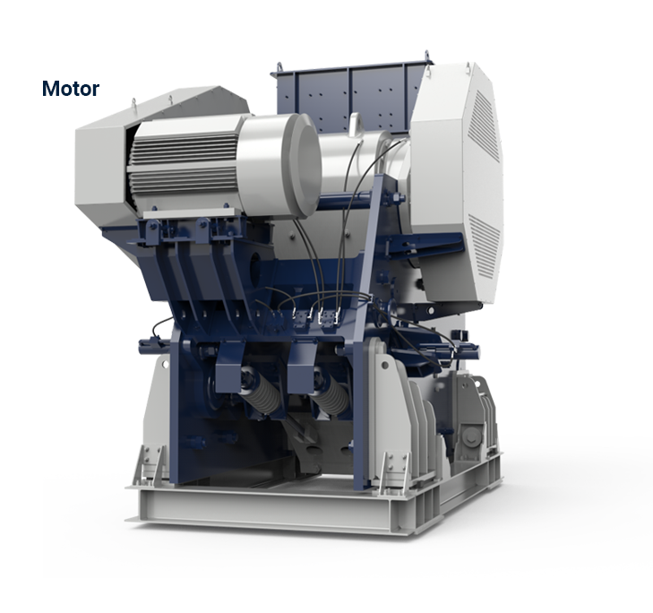 Precision-cast bearing housing improving bearing stability in jaw crusher